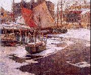 Mulhaupt, Frederick John Winter Harbor China oil painting reproduction